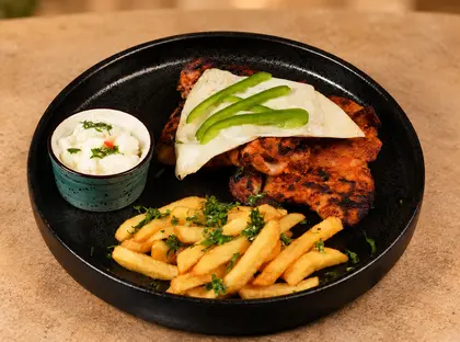 Half Grilled Chicken