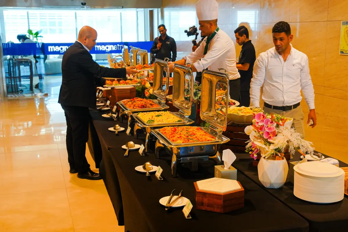 First Clique professional catering operation